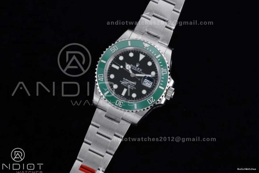 904L Green Ceramic Starbucks Youth EyeCatching Submariner The 41mm VSF Version 1155 126610LV A Steel 0206